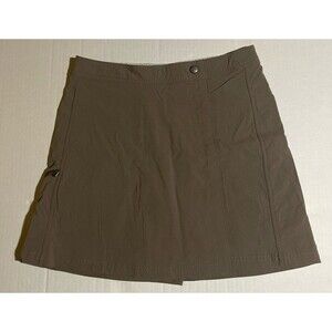 L.L. Bean Cargo Style Skort Size 8 Dark Grey